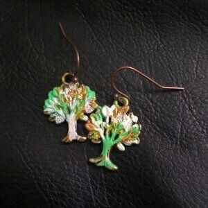 Tree of Life Earrings! Patina Painted Bronze | Lightweight & Easy2Wear!